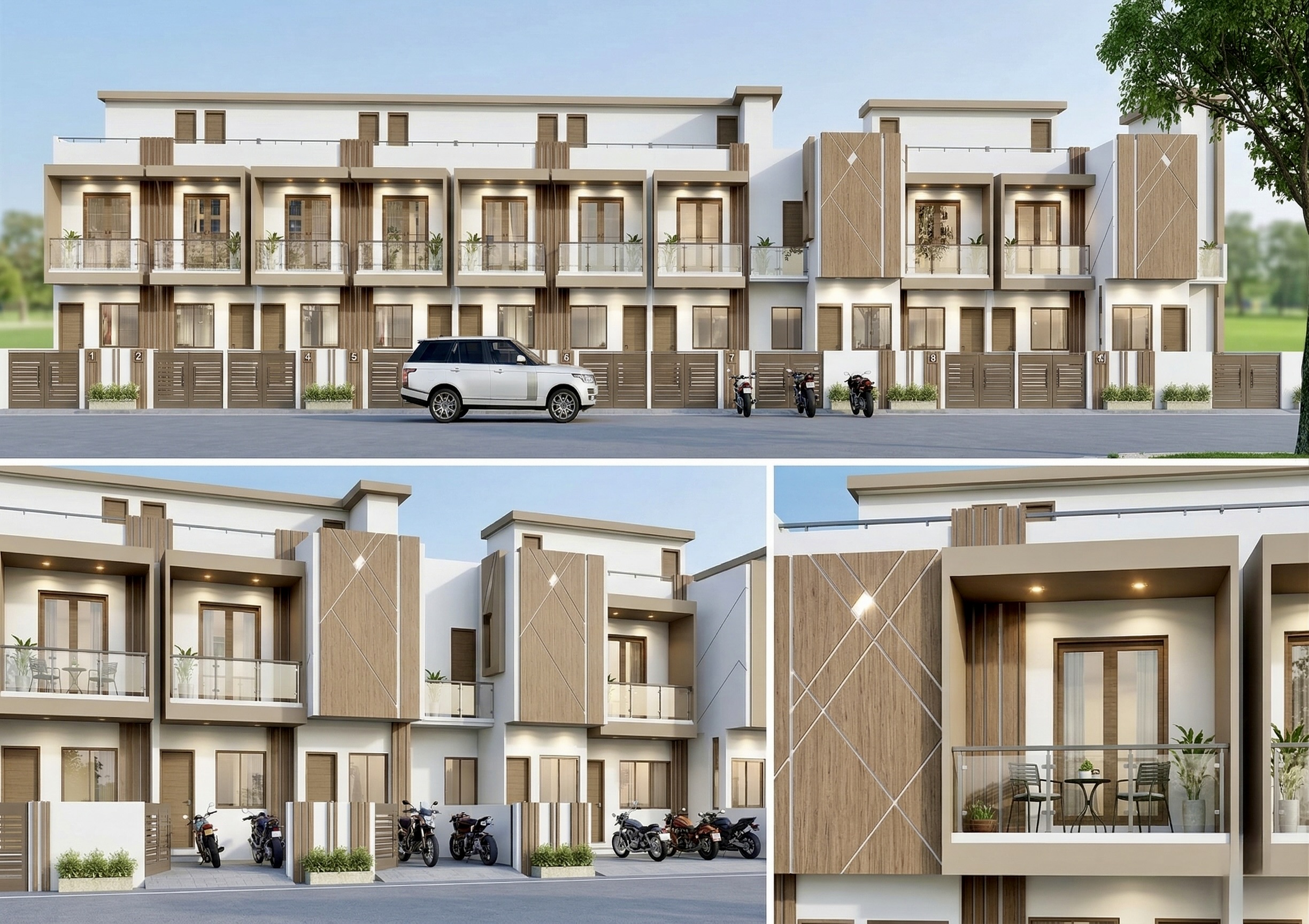 मुळे रेसिडेन्सी – फ्रंट व्यू